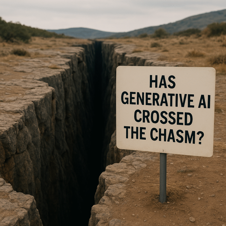 Has Generative AI Crossed the Chasm? What Geoffrey Moore’s Framework Tells Us About Enterprise AI Adoption