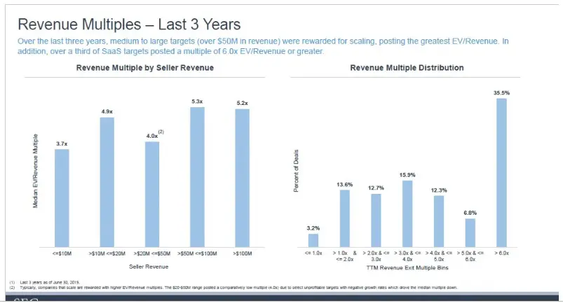 SEG Q3 2019 EV/Revenue by Company Size