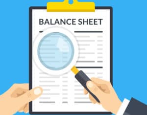 product manage balance sheet