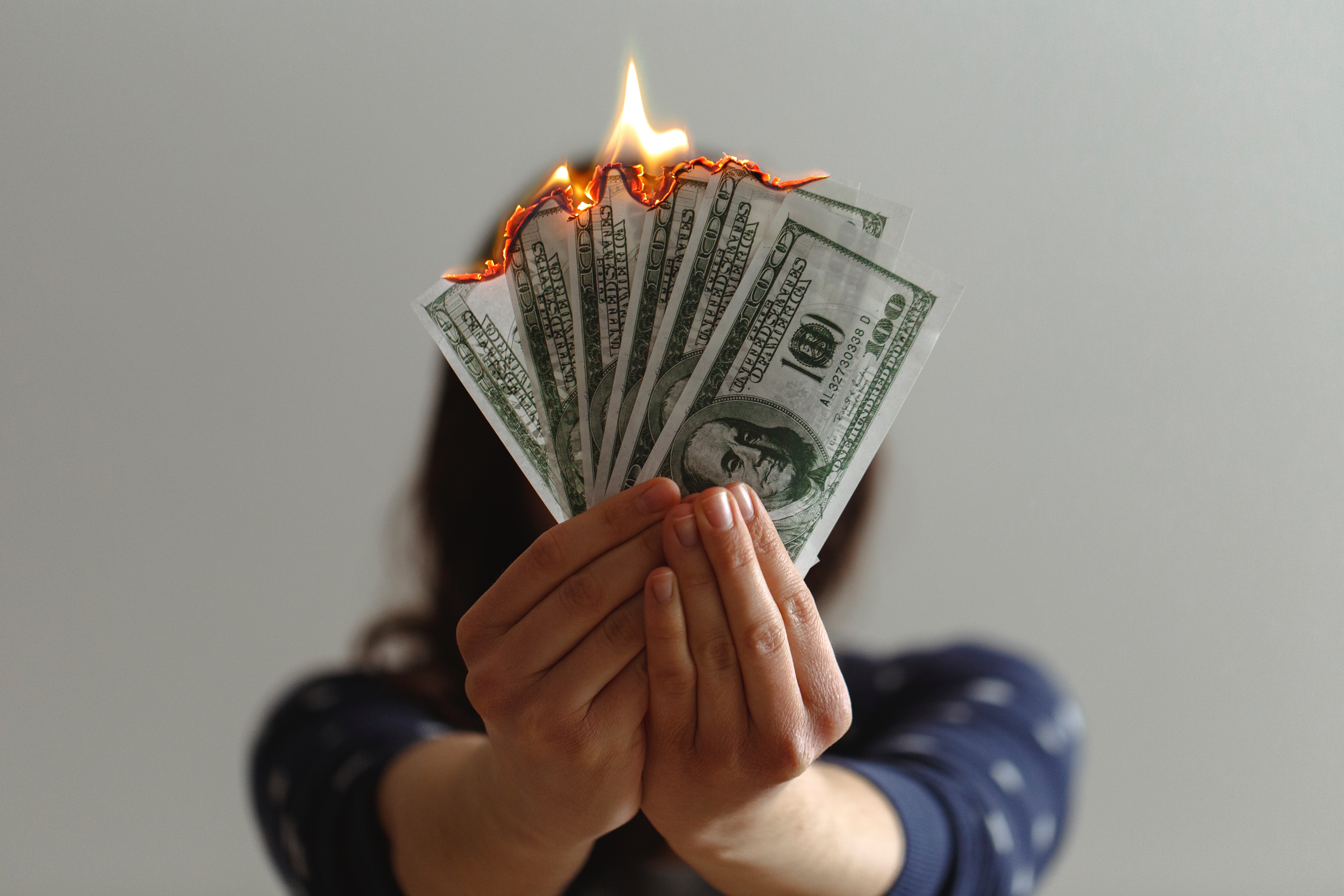 Burning cash flow