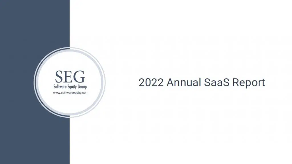 Software Equity Group 2021 SaaS Valuation and M&A Trends