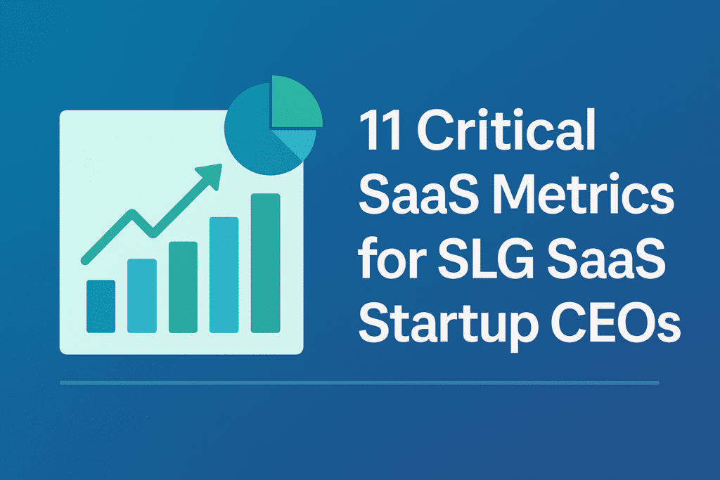 Survive and Scale: 8 Critical SaaS Metrics for CEOs Leading <$20M SLG SaaS Companies