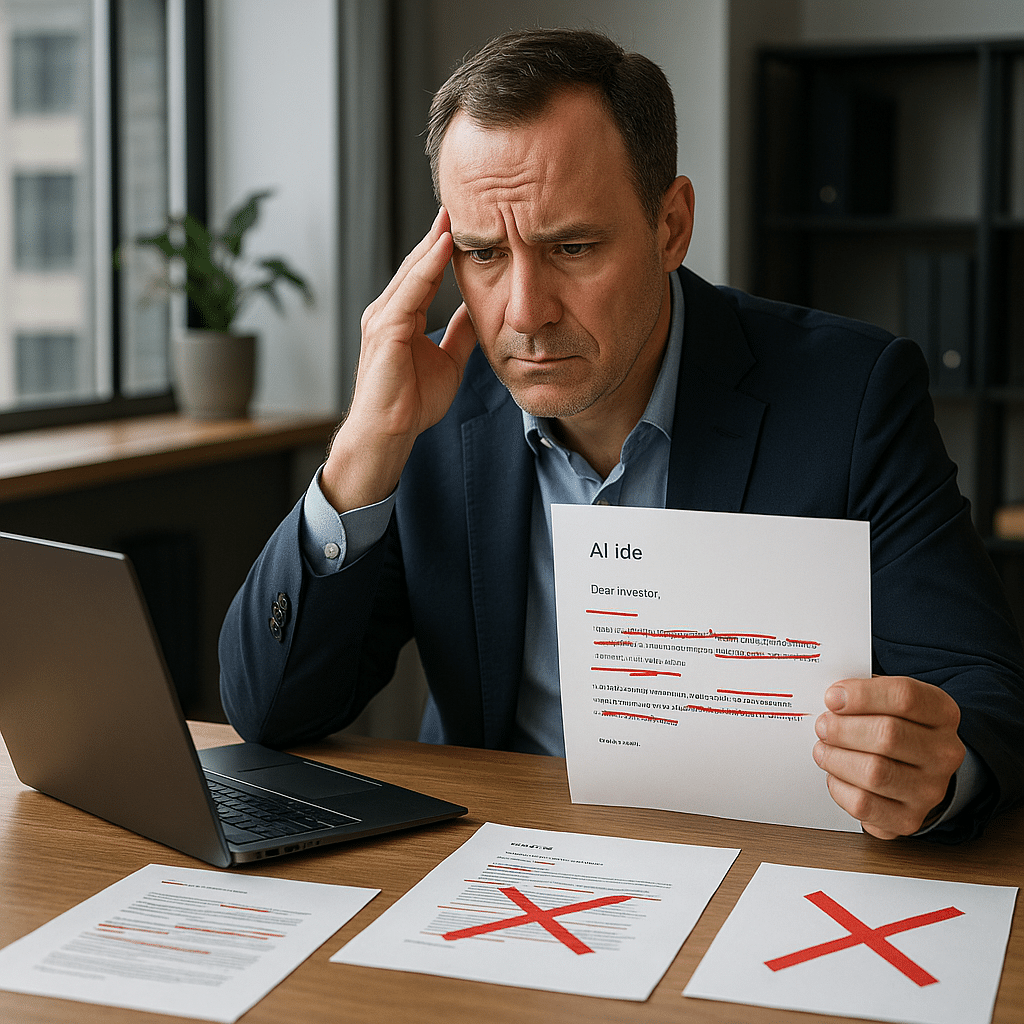 How “Workslop” Quietly Undermines Pre-Revenue CEOs — And Why AI Could Hurt Your Growth Story