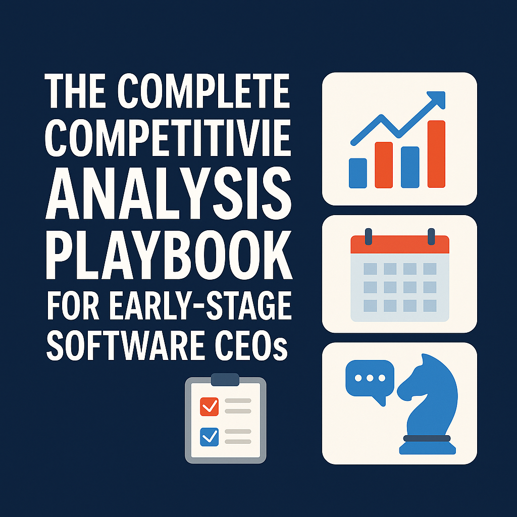 The Complete Competitive Analysis Playbook for Early-Stage Software CEOs: From Baseline Facts to Battle-Ready Sales Teams