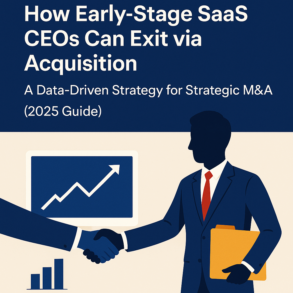 How Early-Stage SaaS CEOs Can Exit via Acquisition: A Data-Driven Strategy for Strategic M&A (2025 Guide)