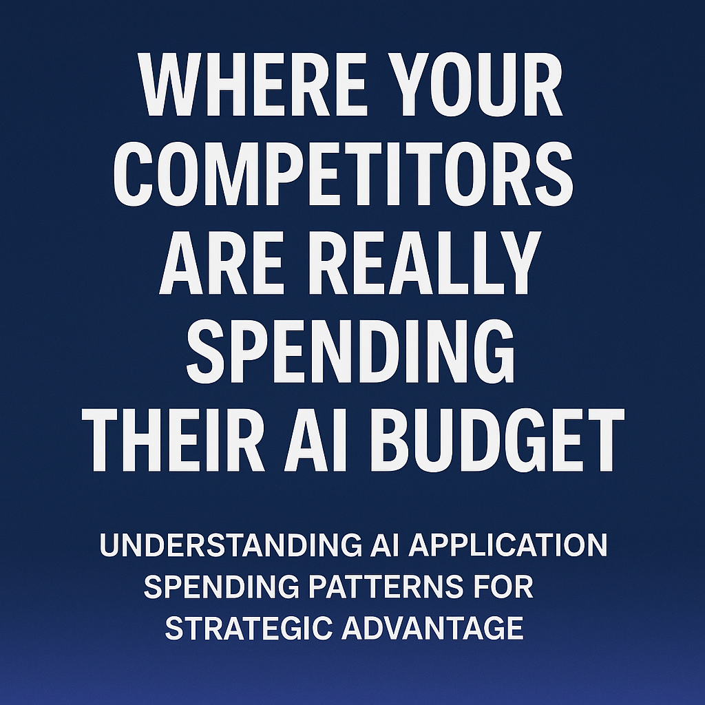 Where Your Competitors Are Really Spending Their AI Budget: The 2025 Enterprise Data You Need
