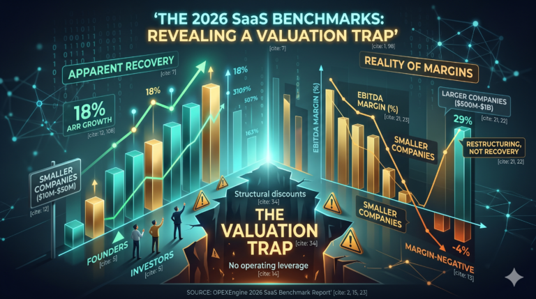 The 2026 SaaS Benchmarks Reveal a Valuation Trap — Not Just a Recovery