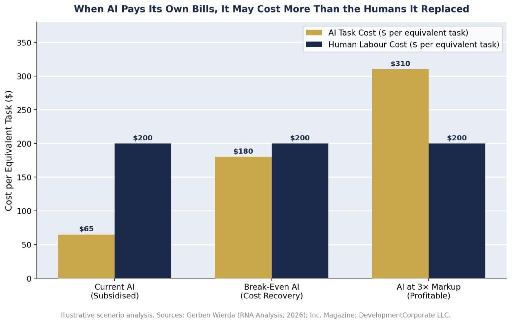 AI vs Human Cost Unit Economics Scenarios